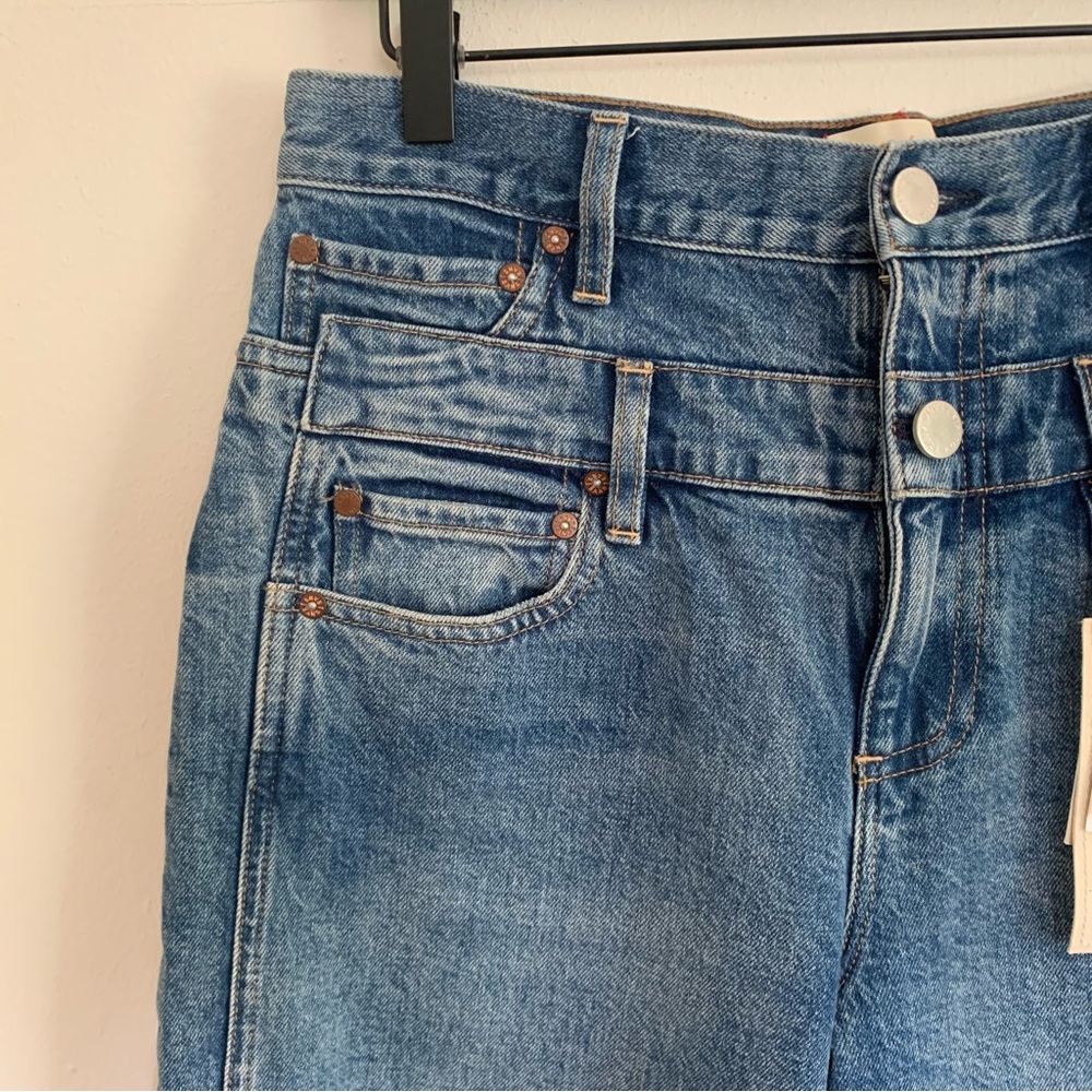Alice + Olivia Cool Double Waistband Jeans Size 29 - Picture 6 of 13